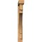 Ekena Millwork Merced Block Smooth Bracket w/ Offset Brace, Western Red Cedar, 5 1/2"W x 46"D x 46"H BKT0604X46X46MRC05SWR - alternate 3